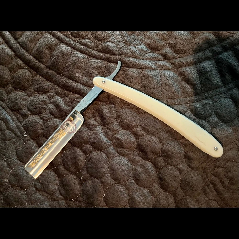 Vintage 7 Day Solingen Straight Razor Set - Picture 6 of 14